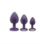 סט פלאגים מסילקון בגדלים שונים Booty plug set RIANNE S 3
