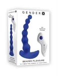 חרוזים רוטטים אנאליים מסילקון לעונג אחורי-Gender X