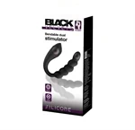 ויברטור אנאלי משולב רוטט וגמיש לגירוי כפול-Black Velvets