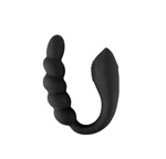 ויברטור אנאלי משולב רוטט וגמיש לגירוי כפול-Black Velvets 2