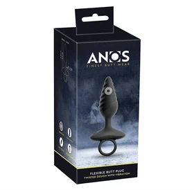 פלאג אנאלי מסיליקון רוטט ונטען-ANOS