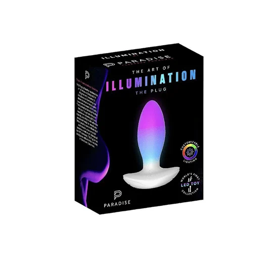 פלאג רוטט לעונג אחורי עם תאורה ואפליקציה-PARADISE PLEASURE PRODUCTS